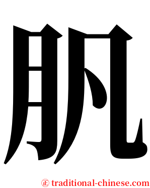 䏎 serif font