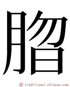 䐇 ming font