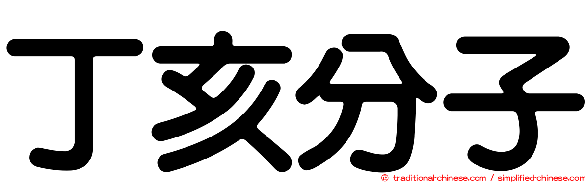 丁亥分子