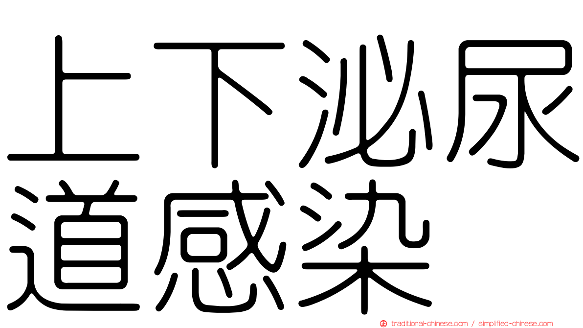 上下泌尿道感染