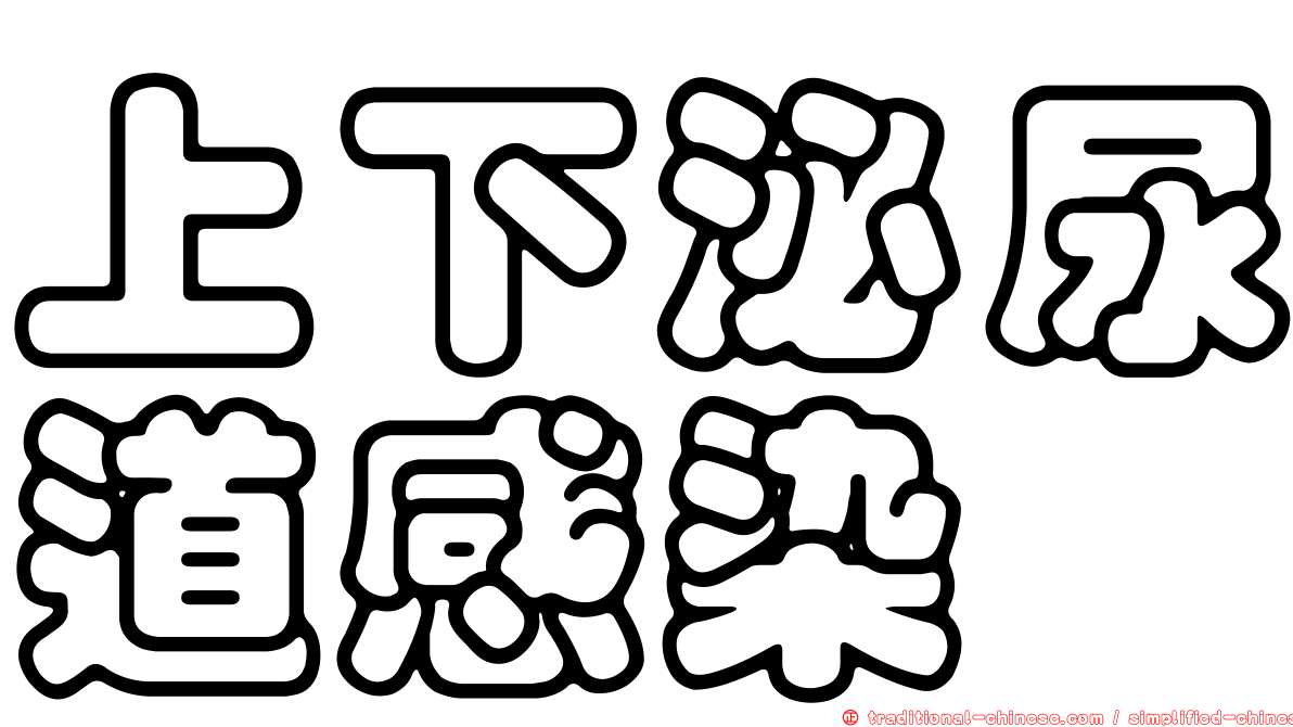 上下泌尿道感染