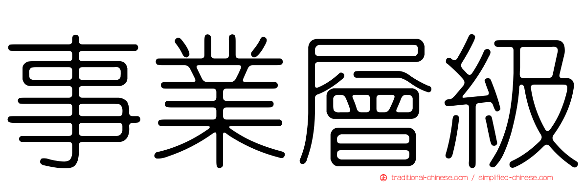 事業層級