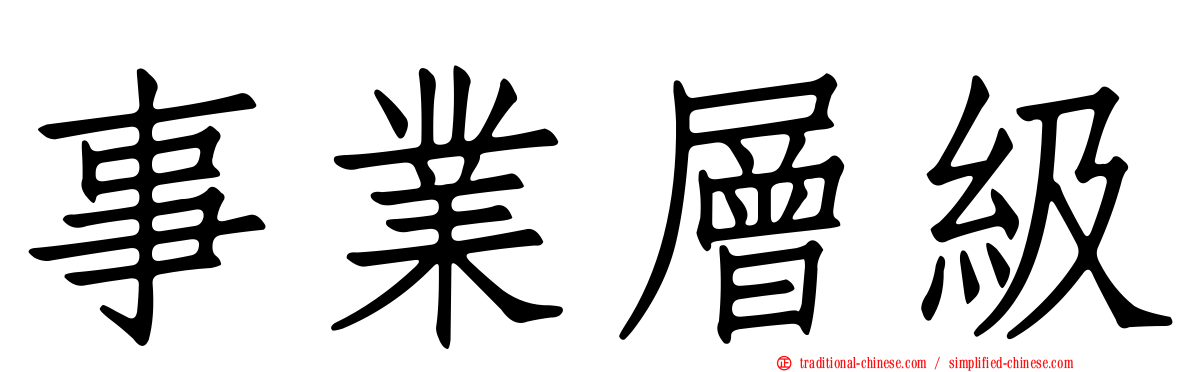 事業層級