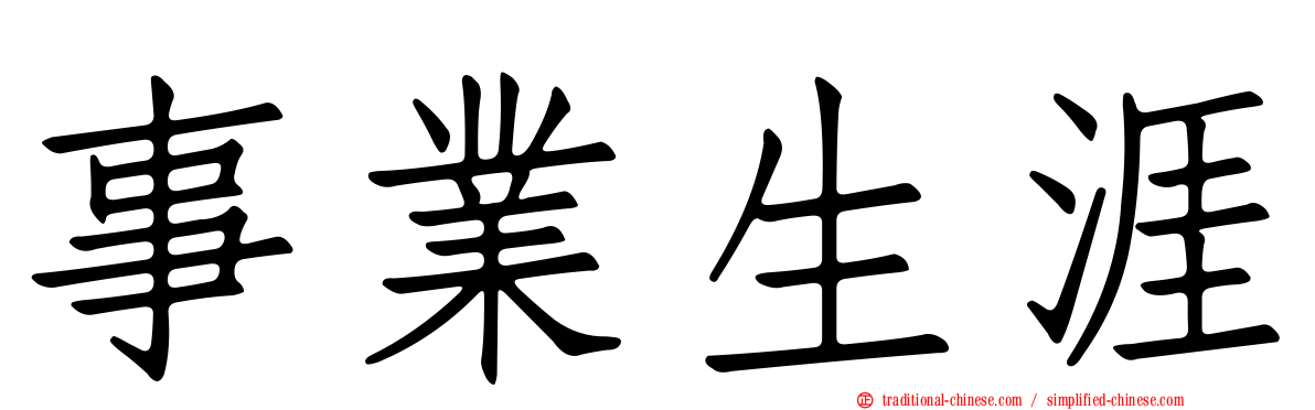 事業生涯