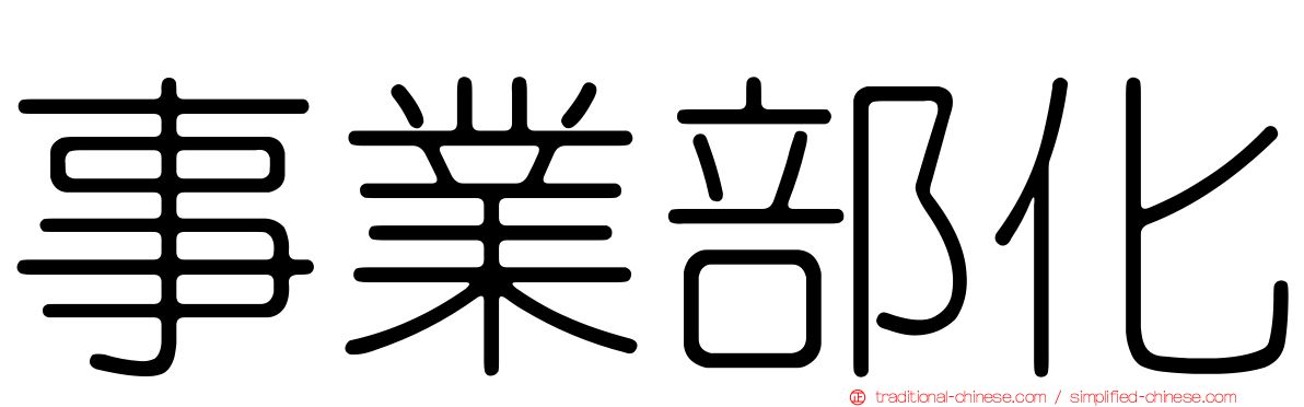 事業部化