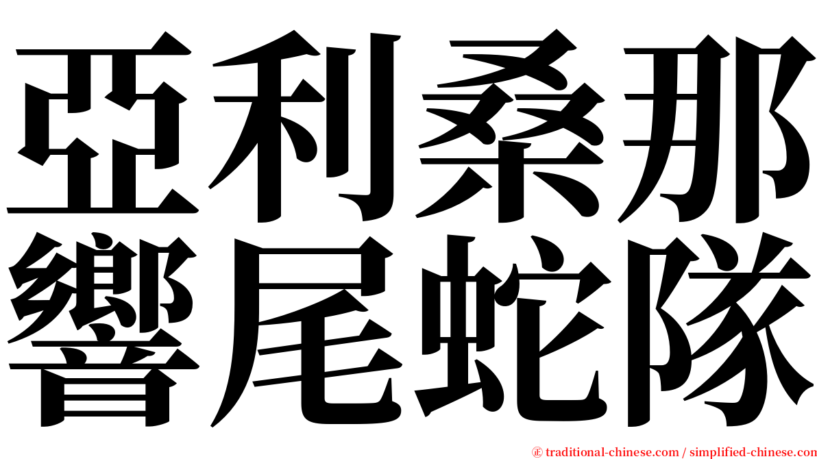 亞利桑那響尾蛇隊 serif font