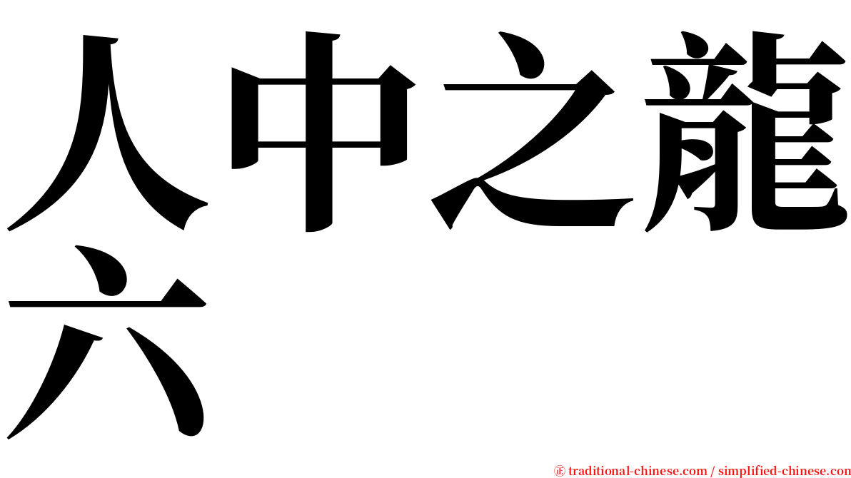 人中之龍六 serif font