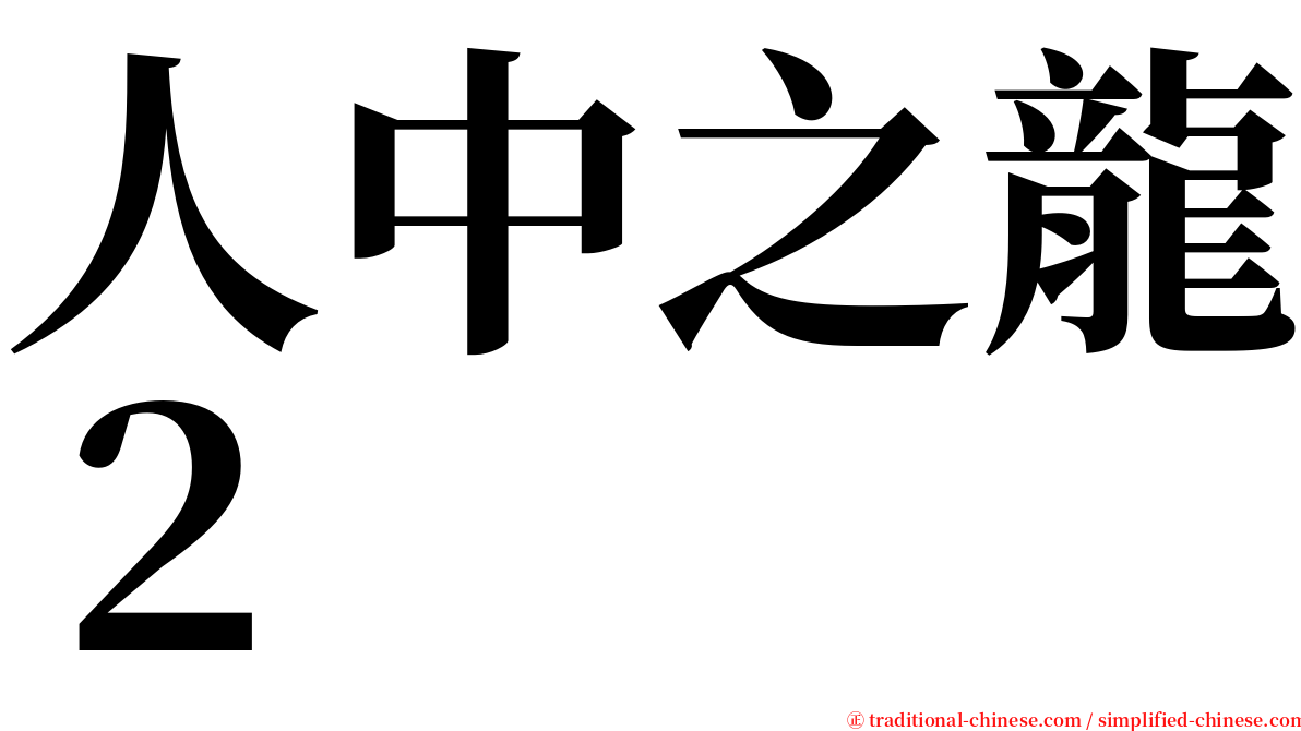 人中之龍２ serif font