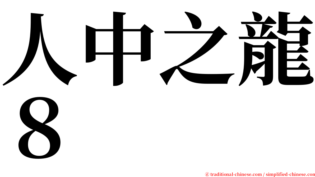 人中之龍８ serif font