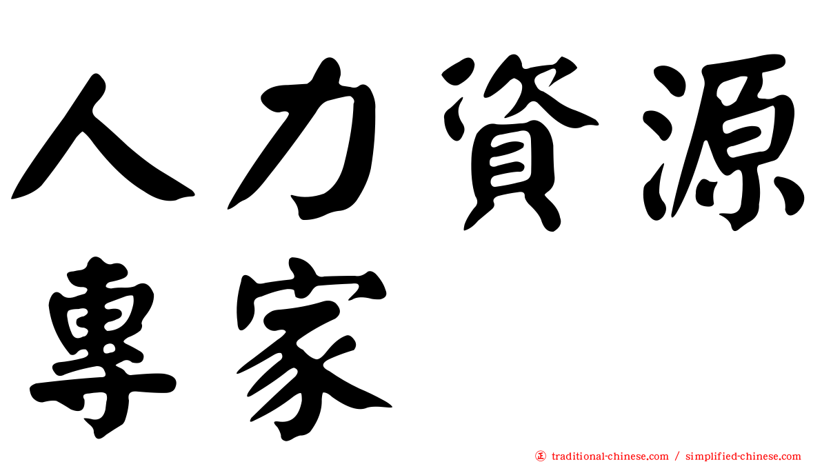 人力資源專家