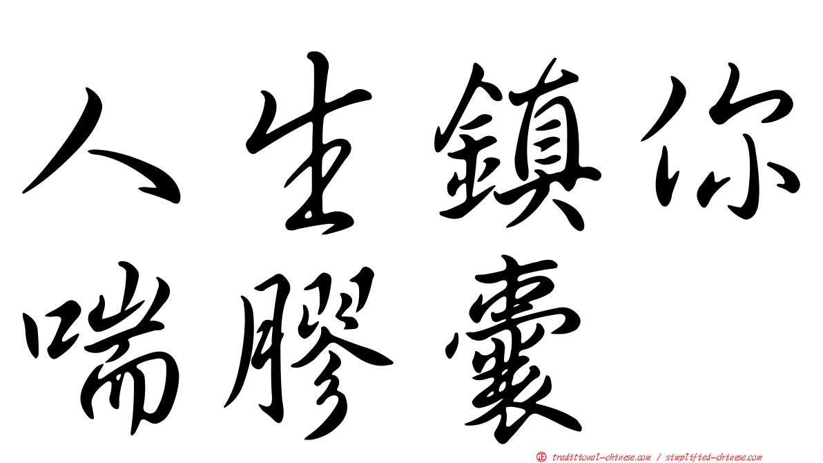 人生鎮你喘膠囊