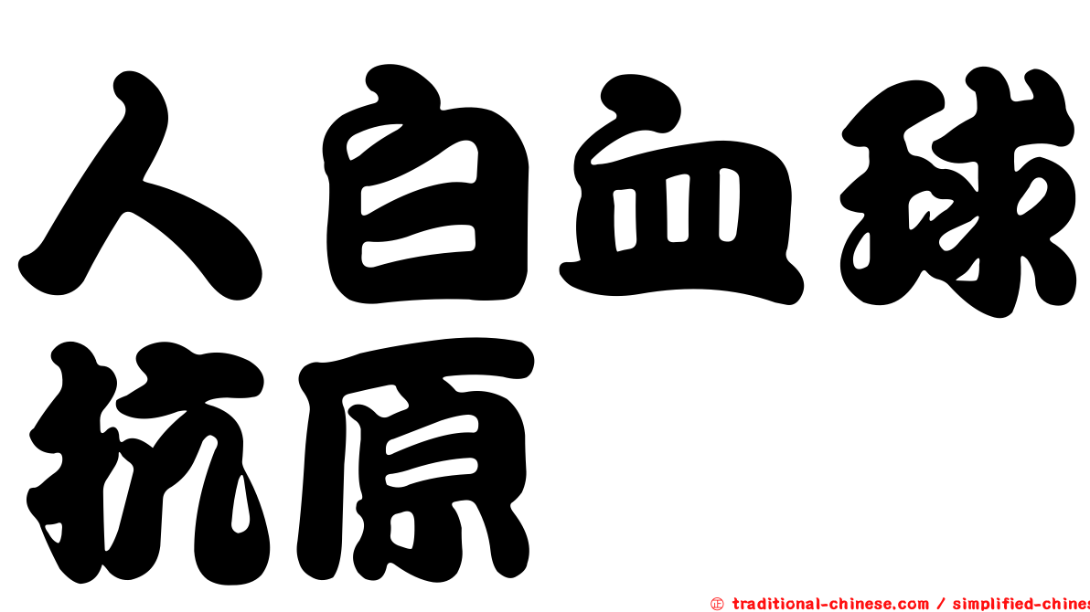 人白血球抗原