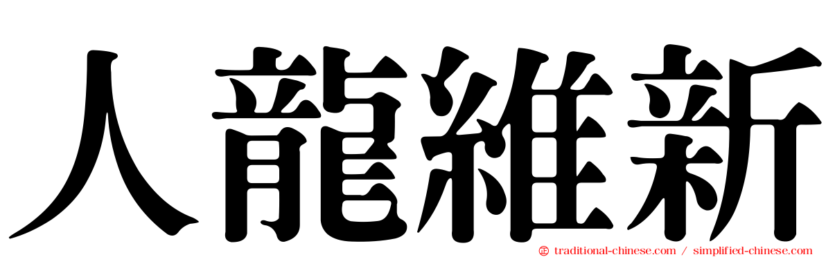 人龍維新