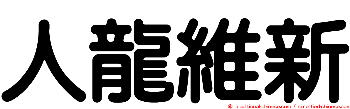人龍維新