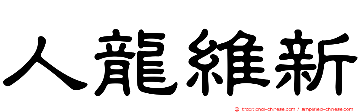 人龍維新