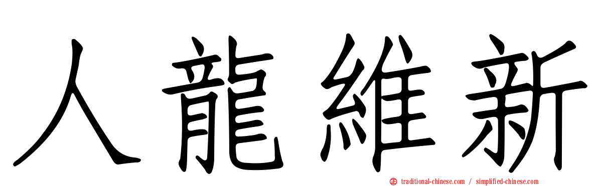 人龍維新