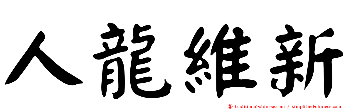 人龍維新