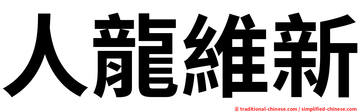 人龍維新