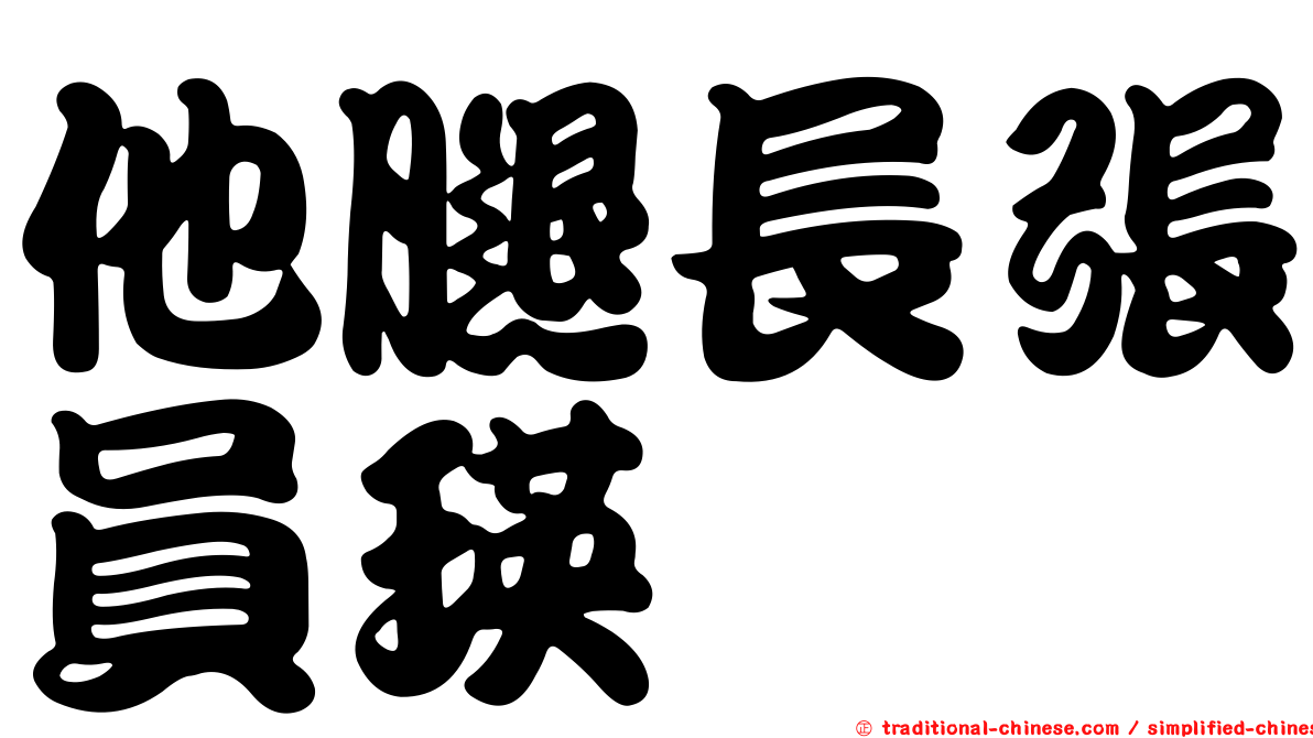 他腿長張員瑛