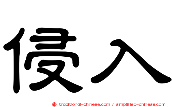 侵入