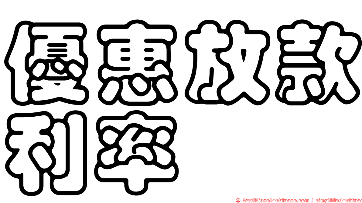 優惠放款利率