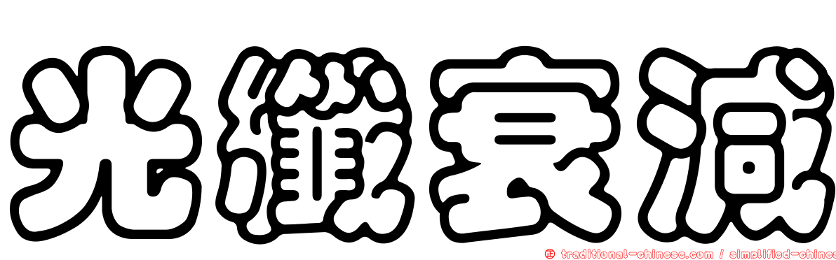 光纖衰減