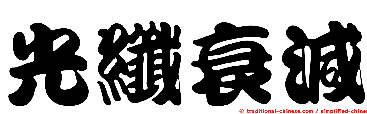 光纖衰減