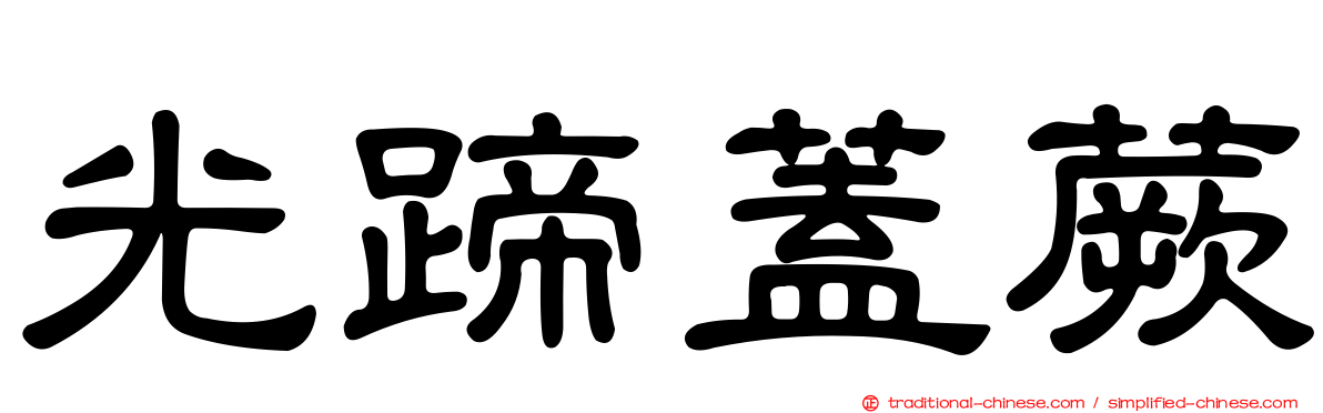 光蹄蓋蕨