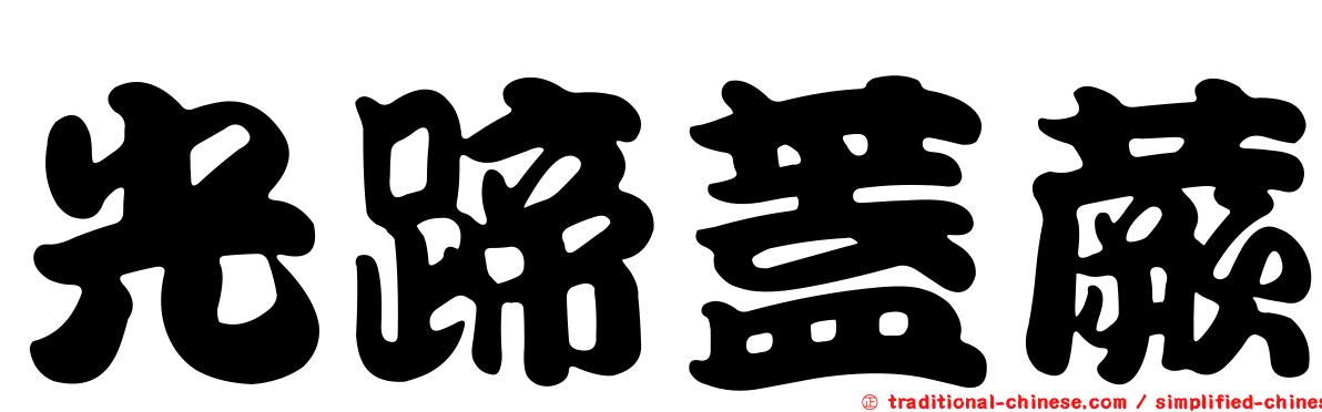 光蹄蓋蕨