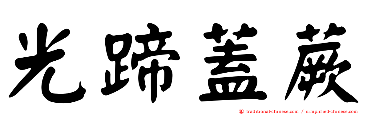 光蹄蓋蕨