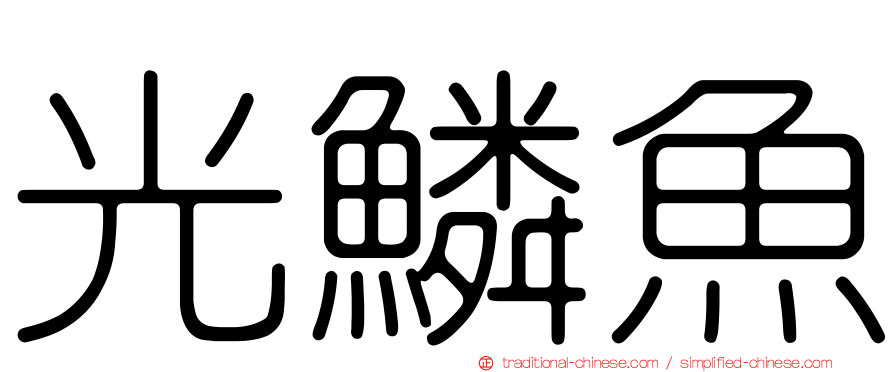 光鱗魚