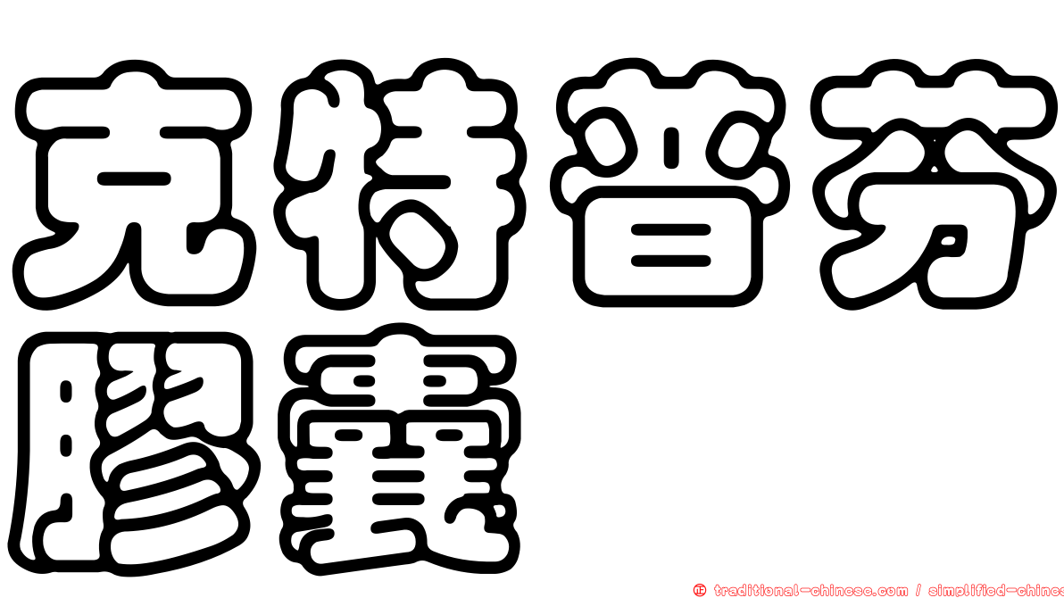 克特普芬膠囊