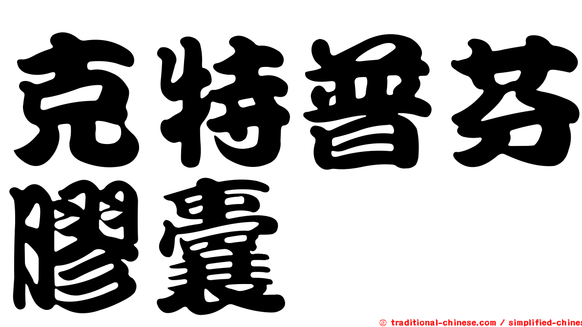 克特普芬膠囊