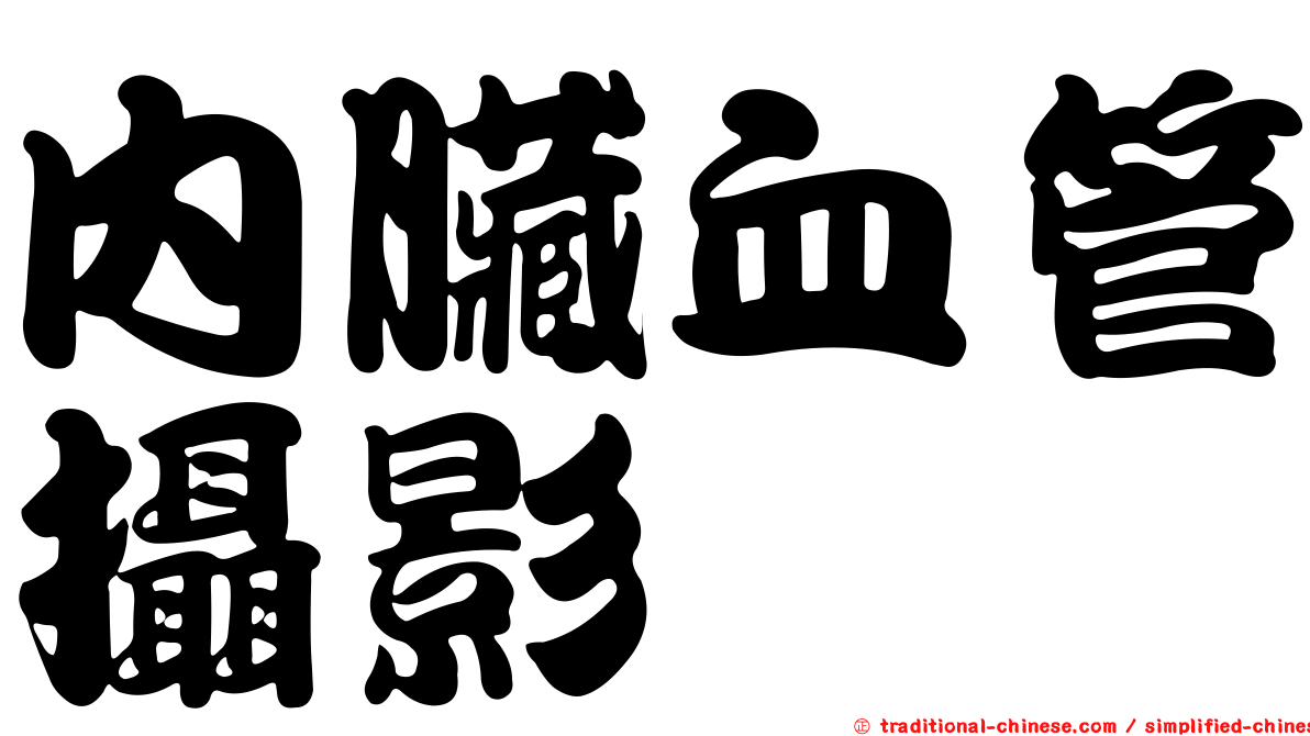 內臟血管攝影