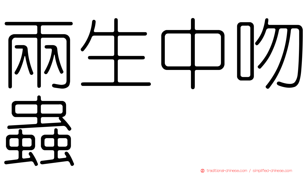 兩生中吻蟲