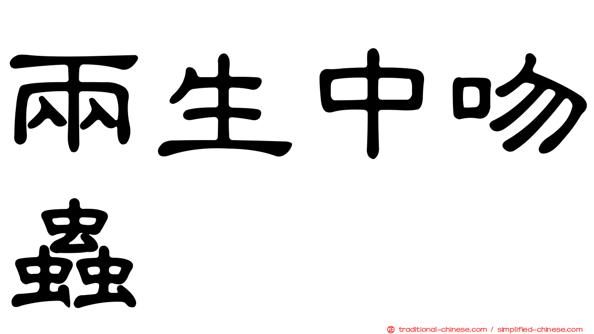 兩生中吻蟲
