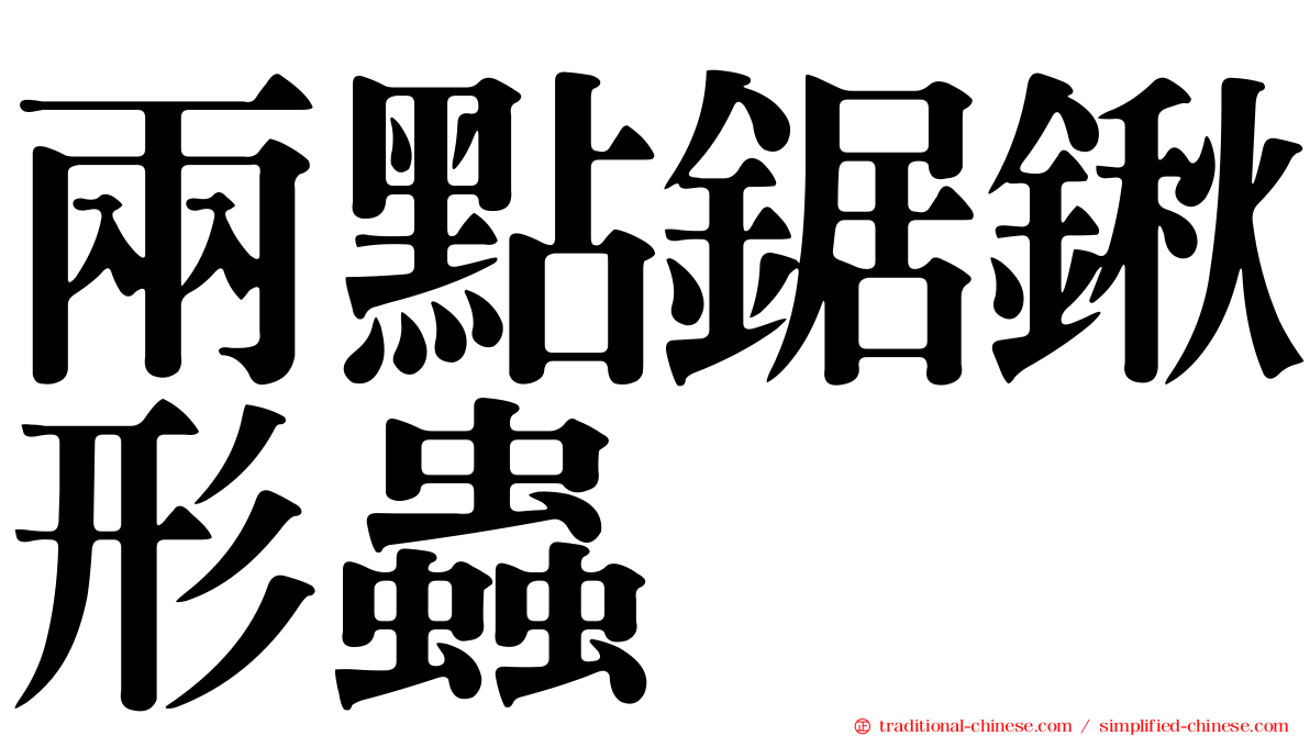 兩點鋸鍬形蟲