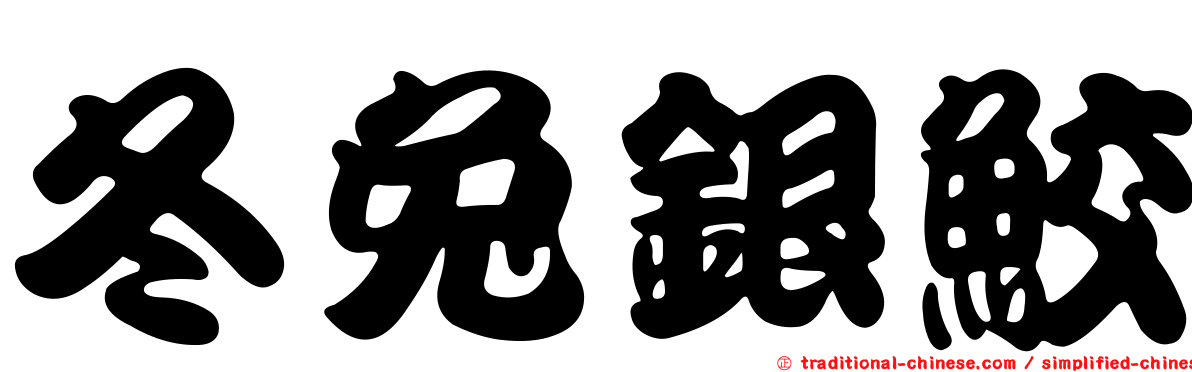 冬兔銀鮫