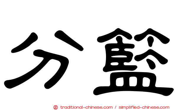 分籃