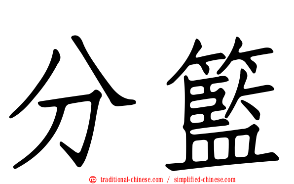 分籃