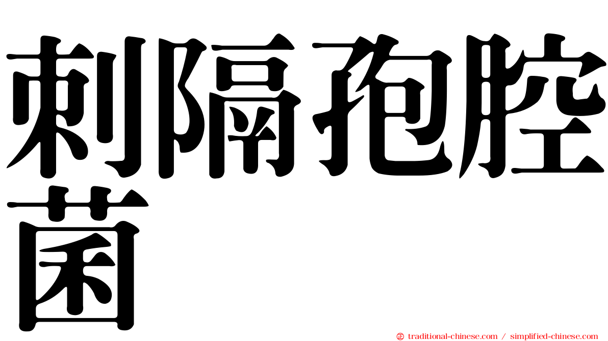 刺隔孢腔菌