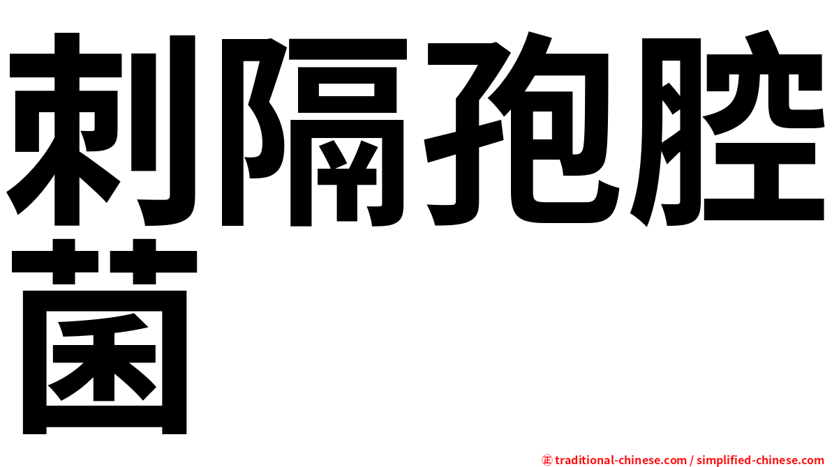 刺隔孢腔菌