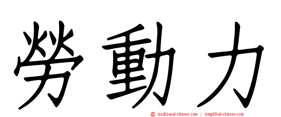 勞動力