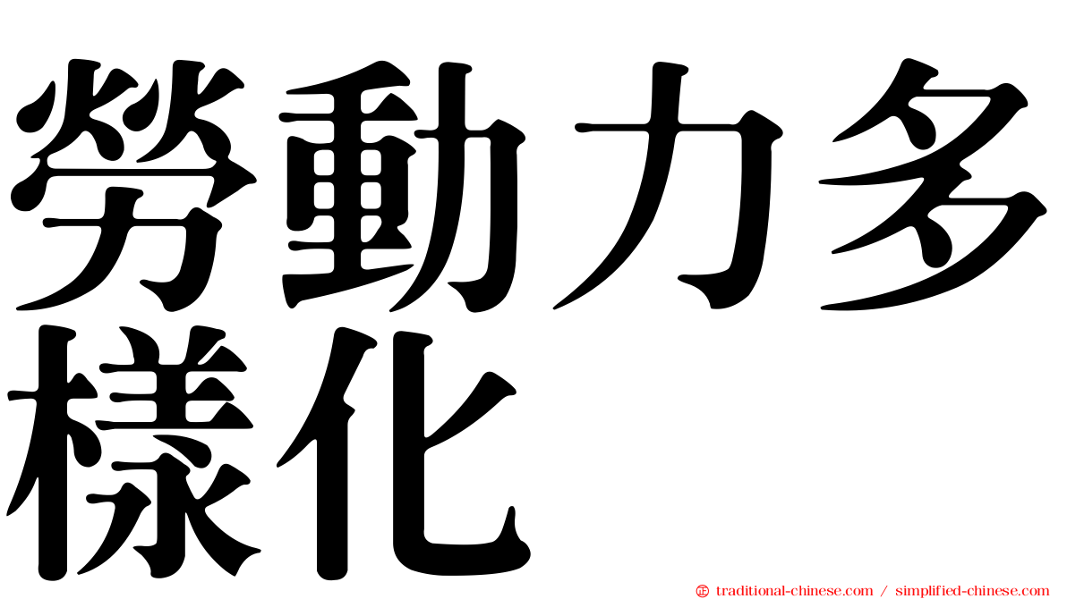 勞動力多樣化