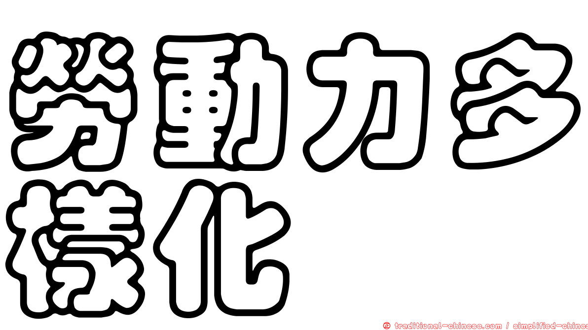 勞動力多樣化