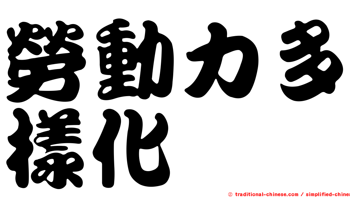 勞動力多樣化
