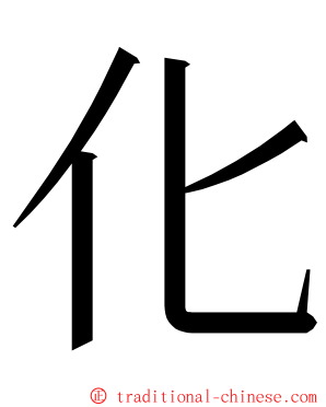 化 ming font