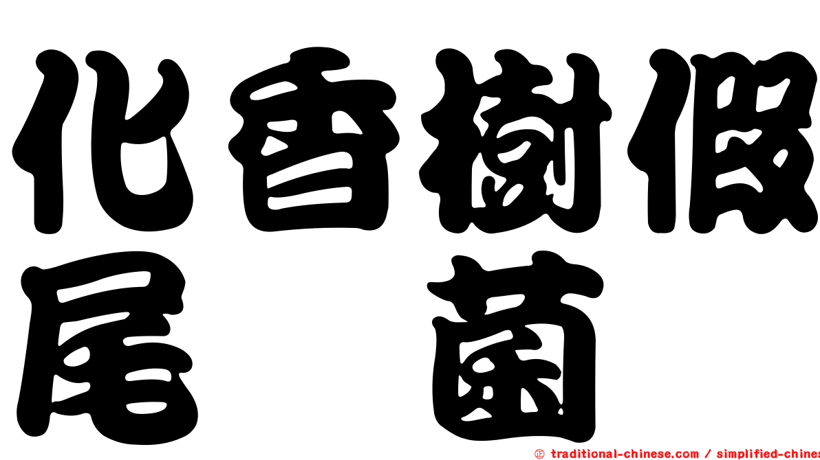 化香樹假尾孢菌