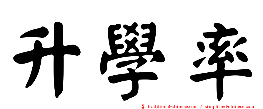 升學率