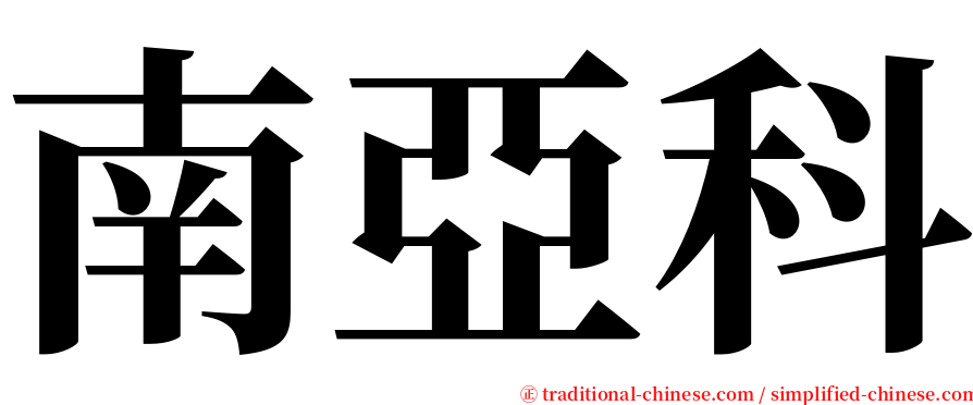 南亞科 serif font